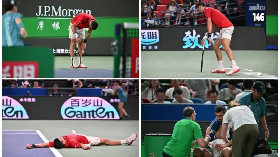 Dramatični prizori: Đoković se usred meča samo sru&scaron;io! Publika promrzla od straha