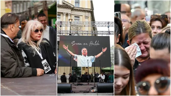 Sarajlije u suzama, stigla Hanka Paldum: Krenulo okupljanje u čast Halidu Be&scaron;liću
