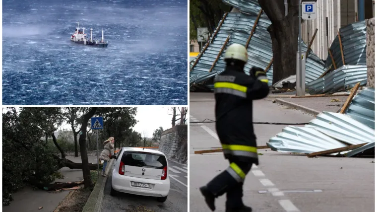 Hrvatski grad poharalo je toga dana žestoko nevrijeme: Letjeli su krovovi, padale grane...