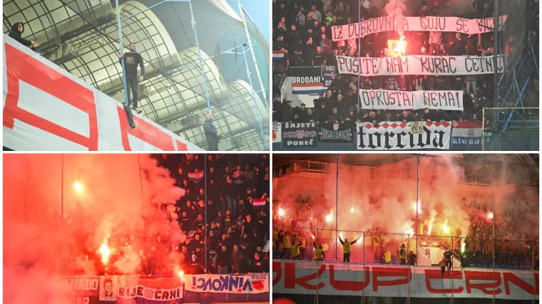 'Usta&scaron;e, 'četnici', zamijenili nas s reprezentacijom Srbije!? Hrvatski navijači žestoko uzvratili