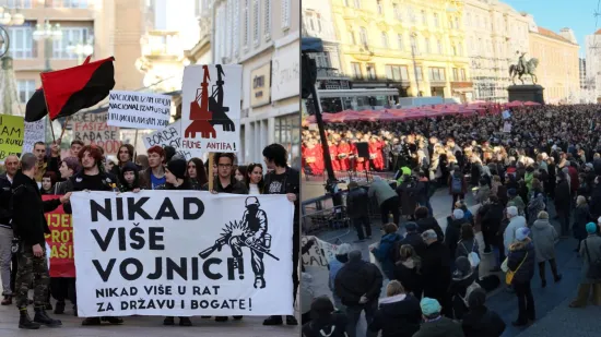 Pogledajte prizore s antifa&scaron;ističkih mar&scaron;eva: Tisuće u srcu Zagreba, krcata je i Rijeka
