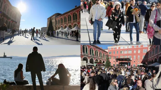 Nedjelja u suncem okupanom Splitu: Zanimljiv modni odabir jedne dame mamio poglede