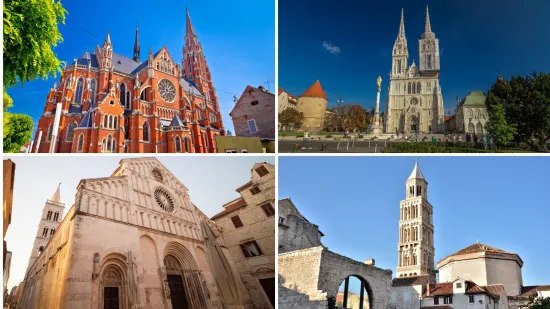Rijetki će znati prepoznati ove katoličke katedrale u Hrvatskoj: Dokaži se kao pravi genijalac