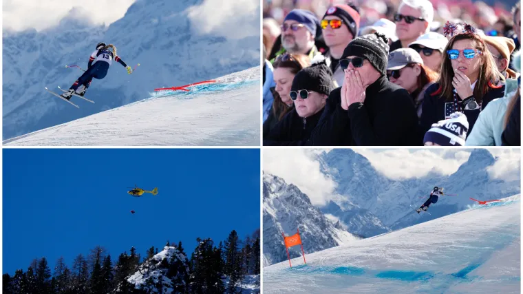 Kadrovi zastra&scaron;ujućeg pada Lindsey Vonn: Nosila je mistični broj za koji se smatra da donosi nesreću