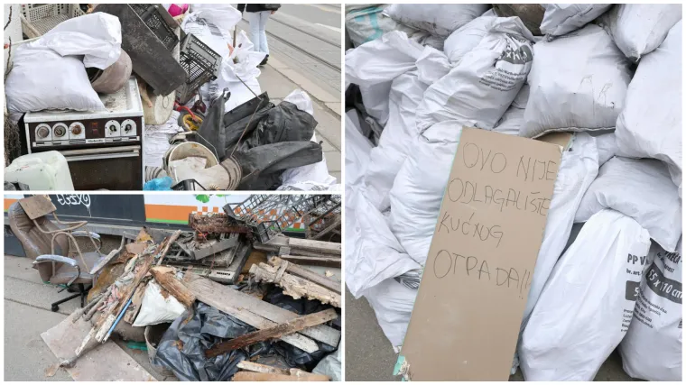 Odvratni prizori iz samog centra Zagreba! Glomazni otpad naljutio stanare: 'Ovo nije odlagali&scaron;te'