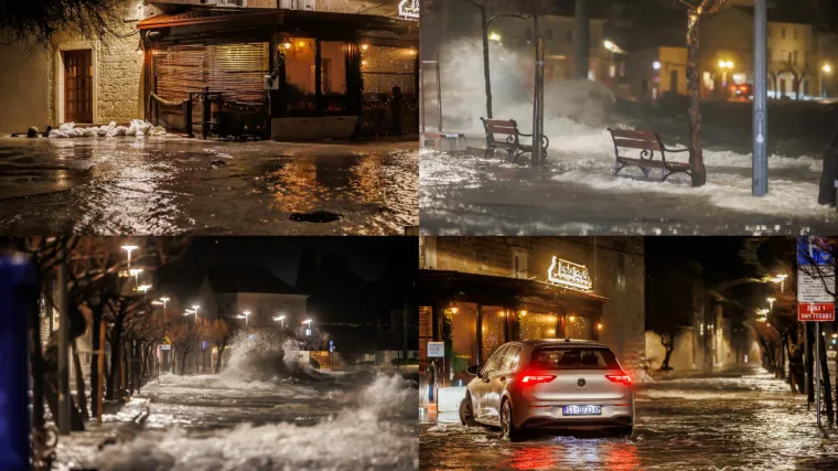 More progutalo rivu u Ka&scaron;telima, na udaru Čiovo i Split: Pogledajte posljedice nevremena